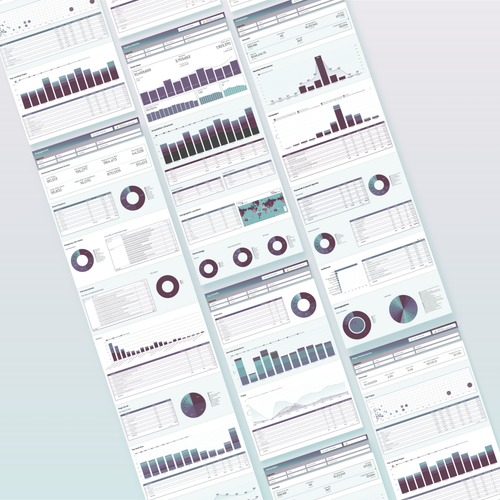 Google Analytics Looker Studio Annual Report - Queen Bee Digital Data Viz